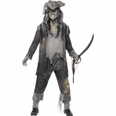 Zombie jack sparrow kostuum voor heren