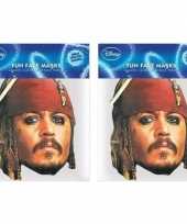 2x jack sparrow maskers