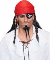 Jack sparrow pruik met bandana